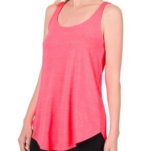 Hot Coral Tank Top